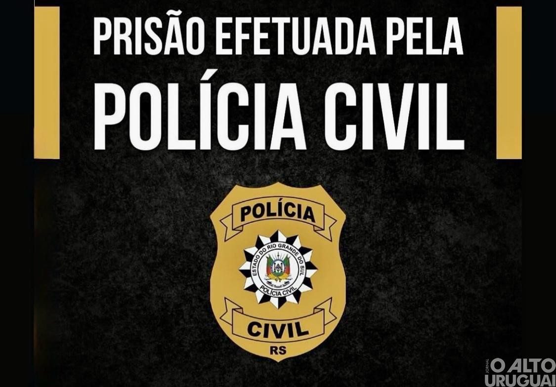 Polícia Civil de Seberi e Farroupilha prende suspeito de roubo a idoso