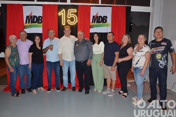 MDB realiza encontro regional em Seberi com a presença de Gabriel Souza