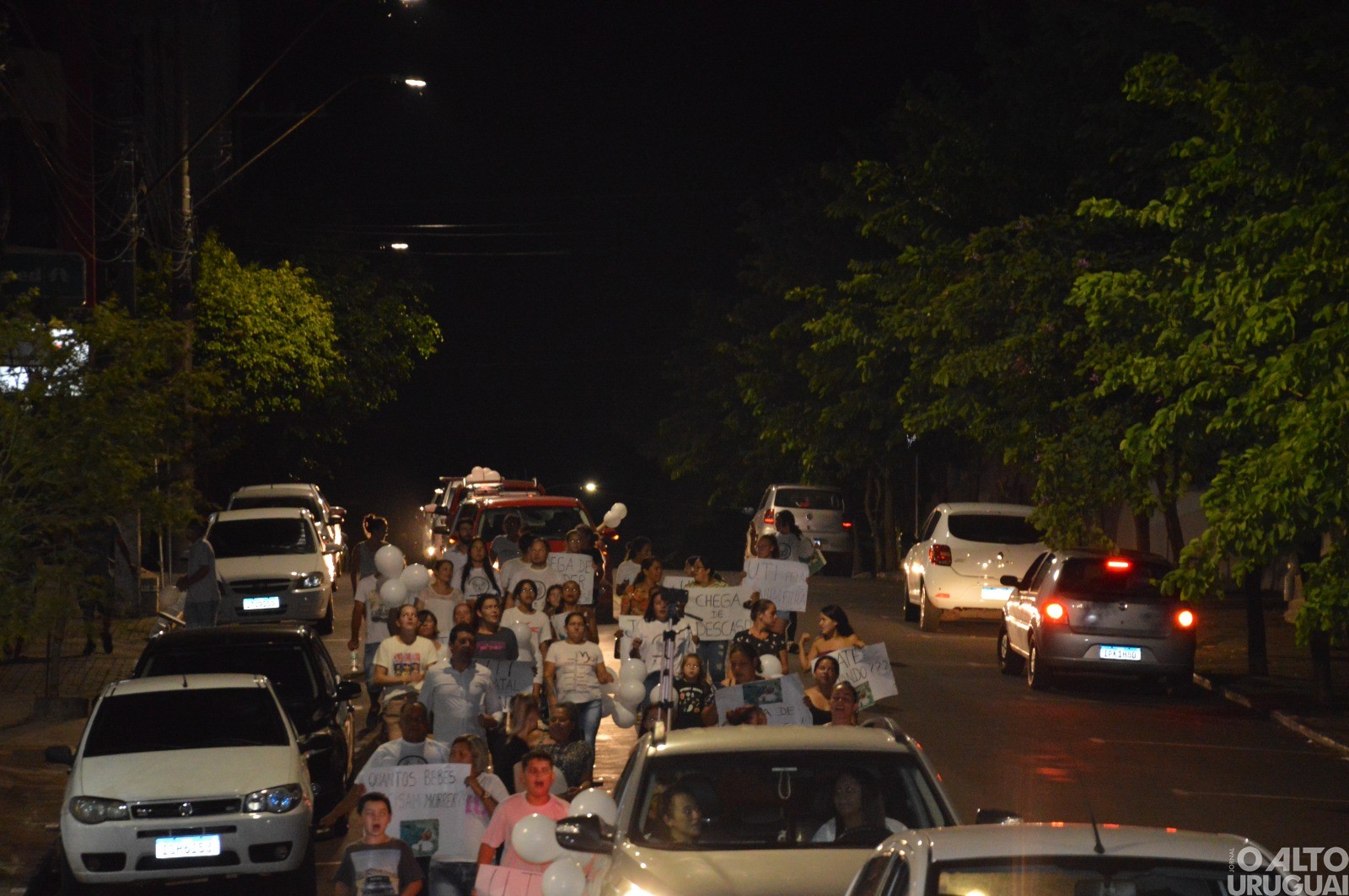 AUNP-RS realiza protesto pacífico em FW