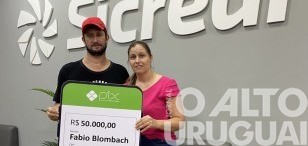Associado de Alpestre ganha R$ 50 mil no sorteio do Seguro de Vida