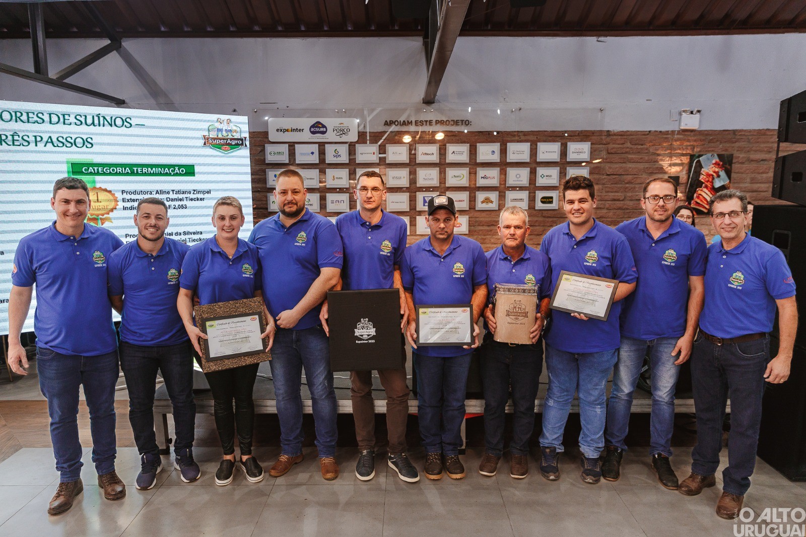 SuperAgro: melhores produtores de suínos são premiados durante a Expointer