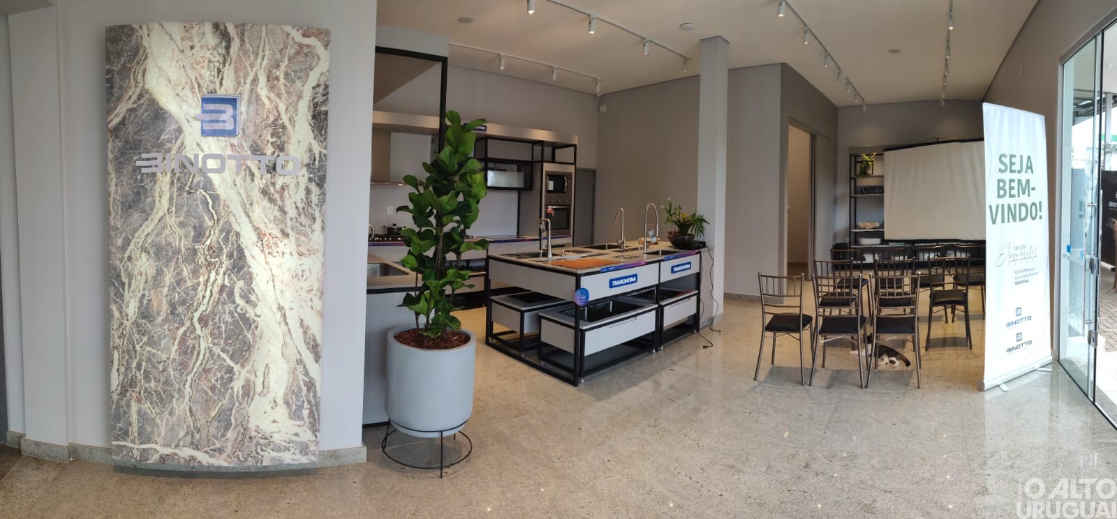 Binotto Mármores e Granitos inaugura novo showroom Tramontina em FW