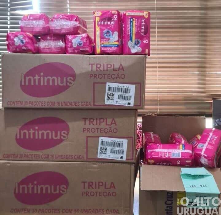 Escolas da 20ª CRE começam a distribuição de absorventes