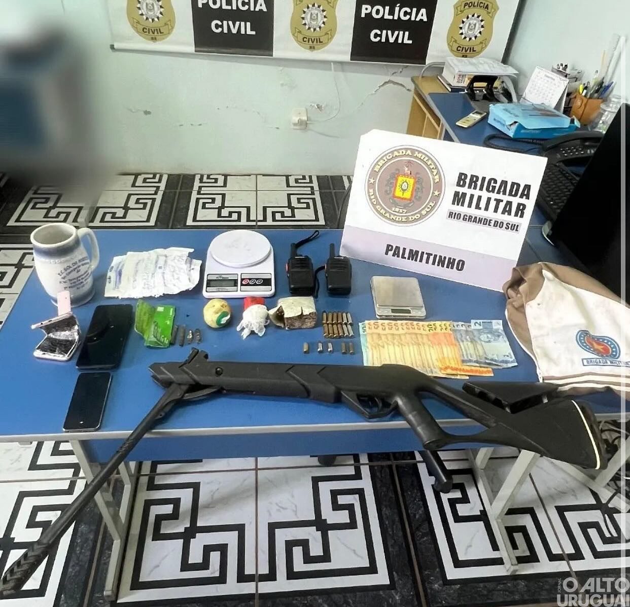 Homem é preso durante operação em Palmitinho