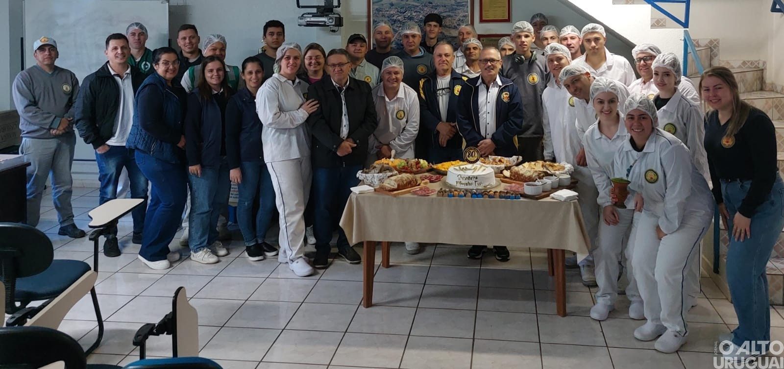 Moinho Tres celebra 80 anos com café da manhã especial para colaboradores