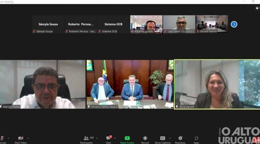 Cooperativistas debatem Plano Safra 2023/24 com o ministro da Agricultura