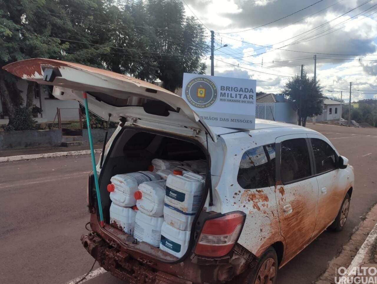 BM realiza apreensão de agrotóxico em Dois Irmãos das Missões