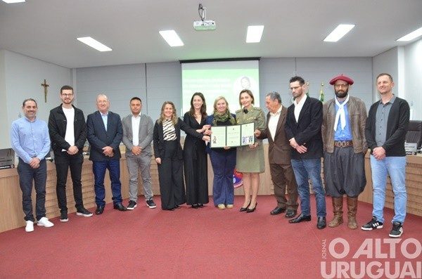 Major Nedia Giacomini recebe Moção de Aplausos em FW