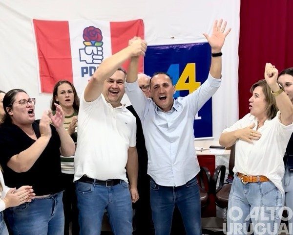 Elton Tatto e Ulisser Luís Britz são pré-candidatos à Prefeitura de Pinheirinho do Vale pelo PDT