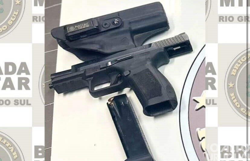 Porte ilegal de arma de fogo resulta em prisão em Erval Seco