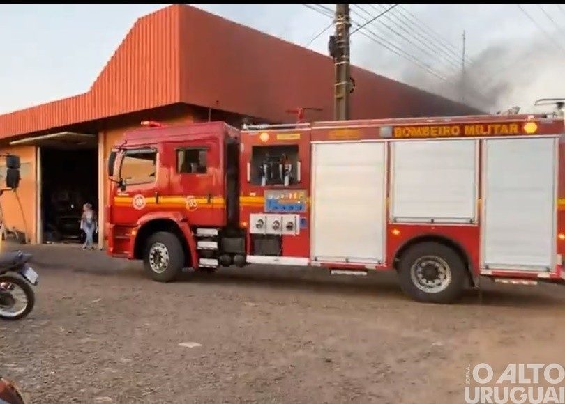 Palmitinho: registrado princípio de incêndio em fábrica