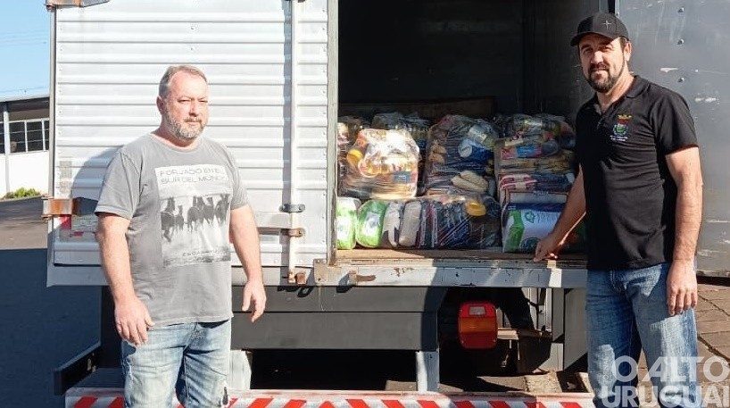 Distribuídas cestas de alimentos a atingidos pela estiagem em Planalto