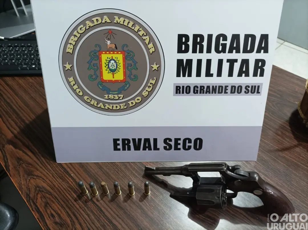 BM prende casal por porte ilegal de arma de fogo