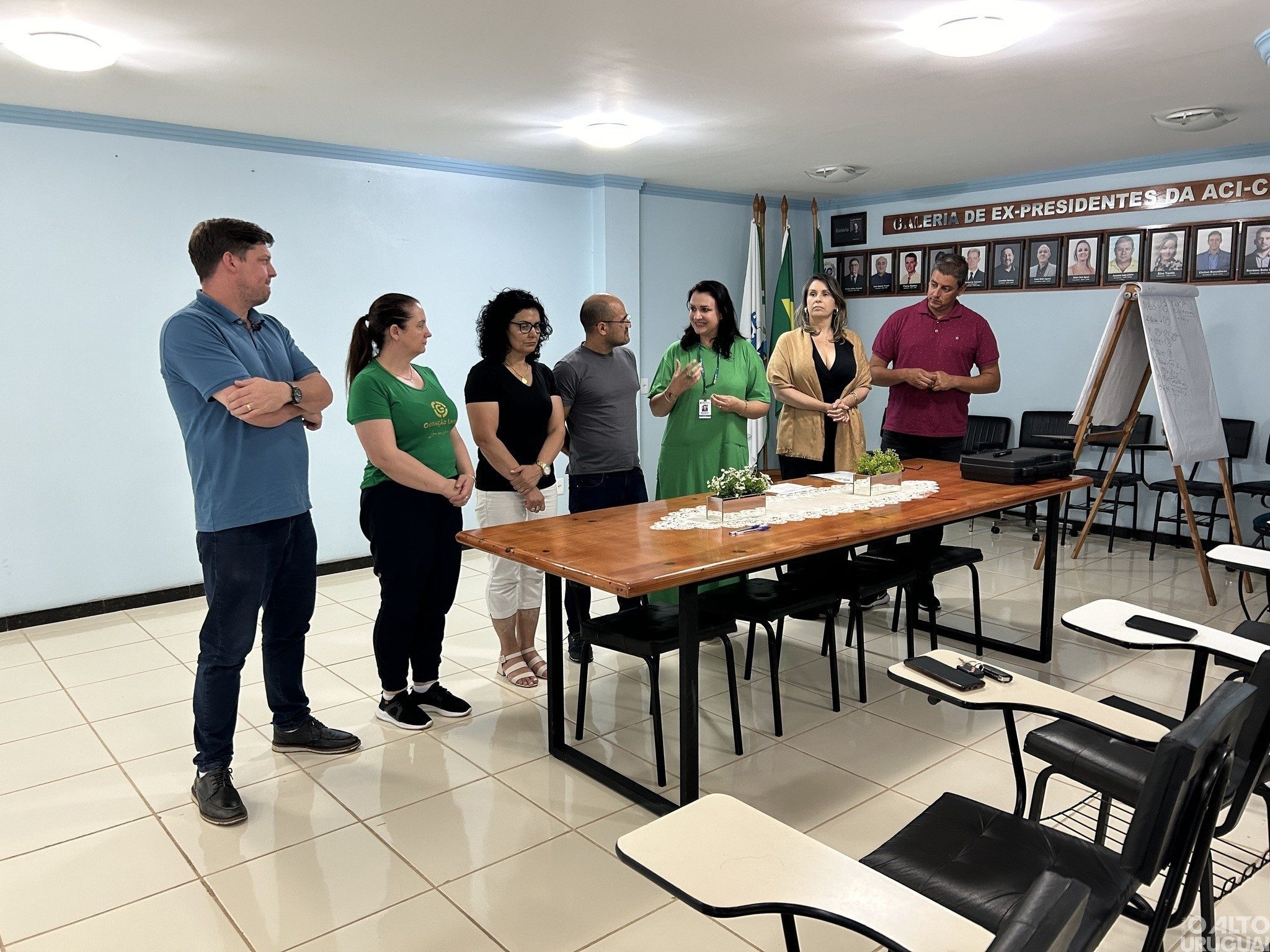 Representantes de Seberi participam de posse da Aciseb