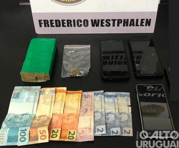 BM prende mãe e filho por tráfico de drogas em FW