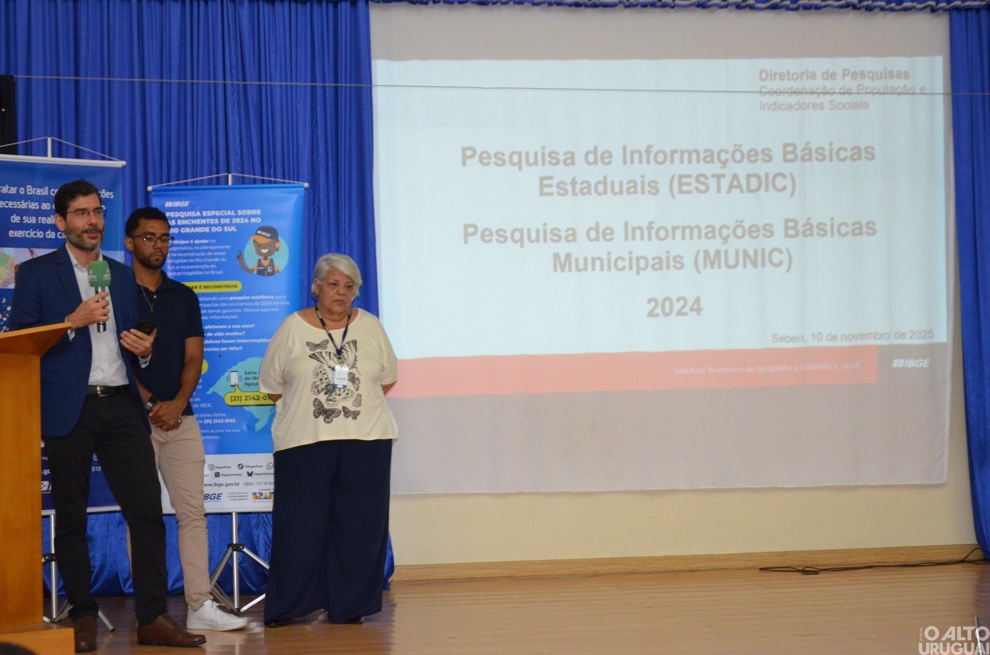IBGE apresenta em Seberi levantamento sobre impactos das enchentes 