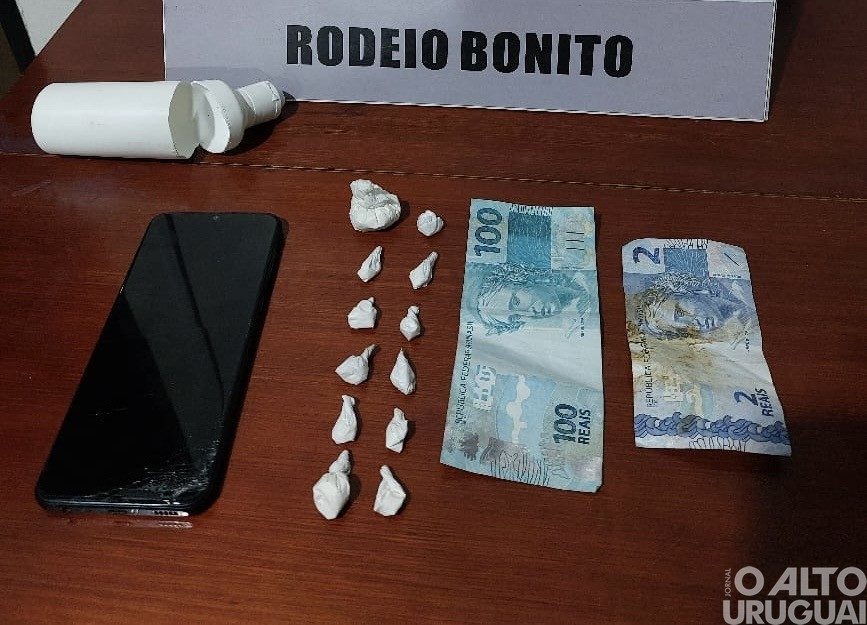 Brigada Militar prende homem por tráfico de drogas em Rodeio Bonito