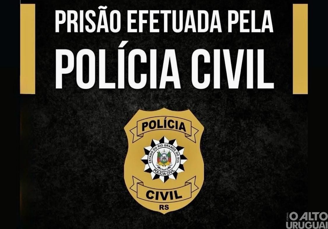 Suspeito é preso preventivamente por estupro de vulnerável em Iraí