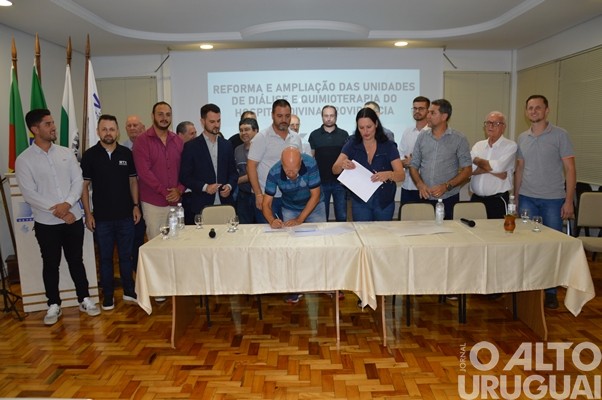 Assinado contrato entre empresa e HDP para a construção da Oncologia