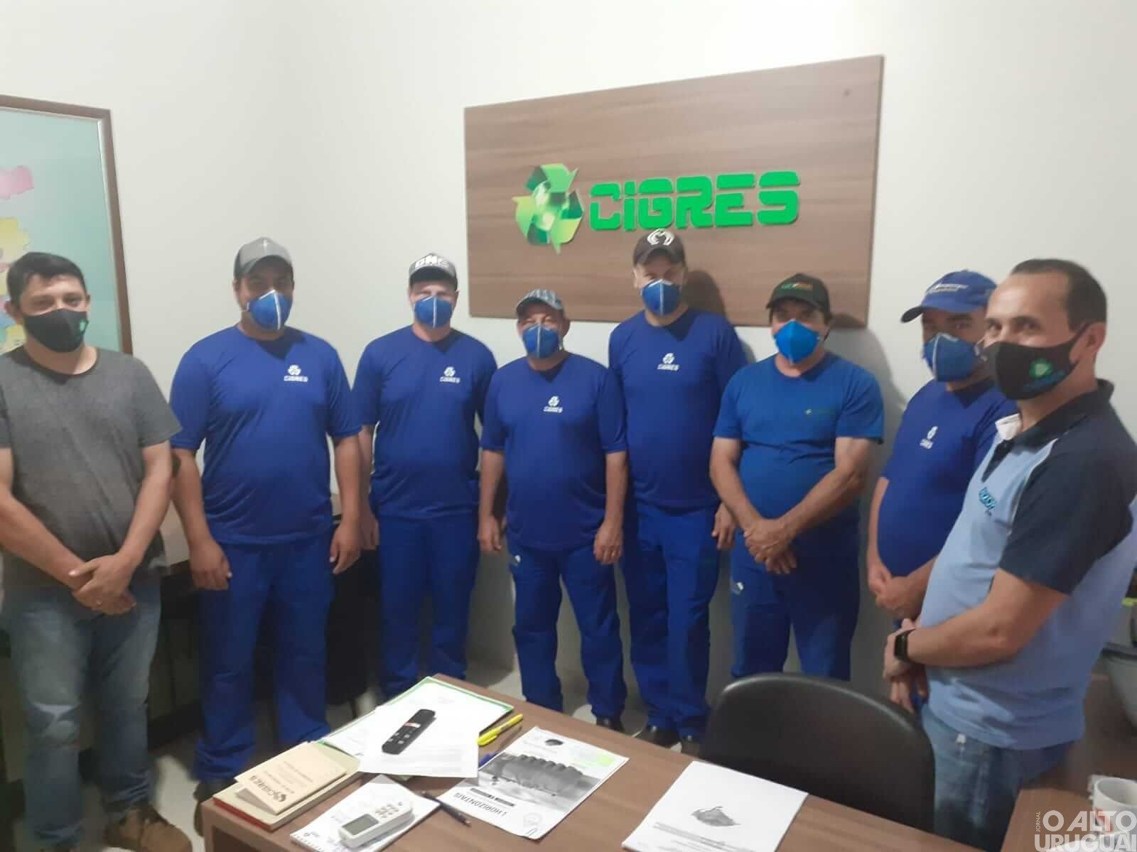 Cigres monta equipe para iniciar coleta com frota própria