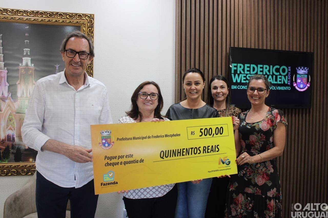 Frederiquenses ganham em sorteio da Nota Fiscal Gaúcha