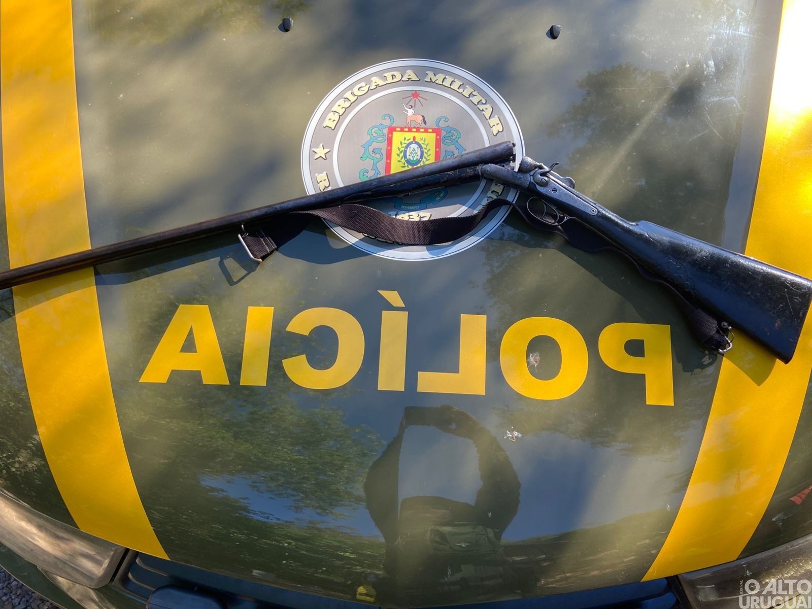 Homem é preso por posse irregular de arma de fogo em Vicente Dutra