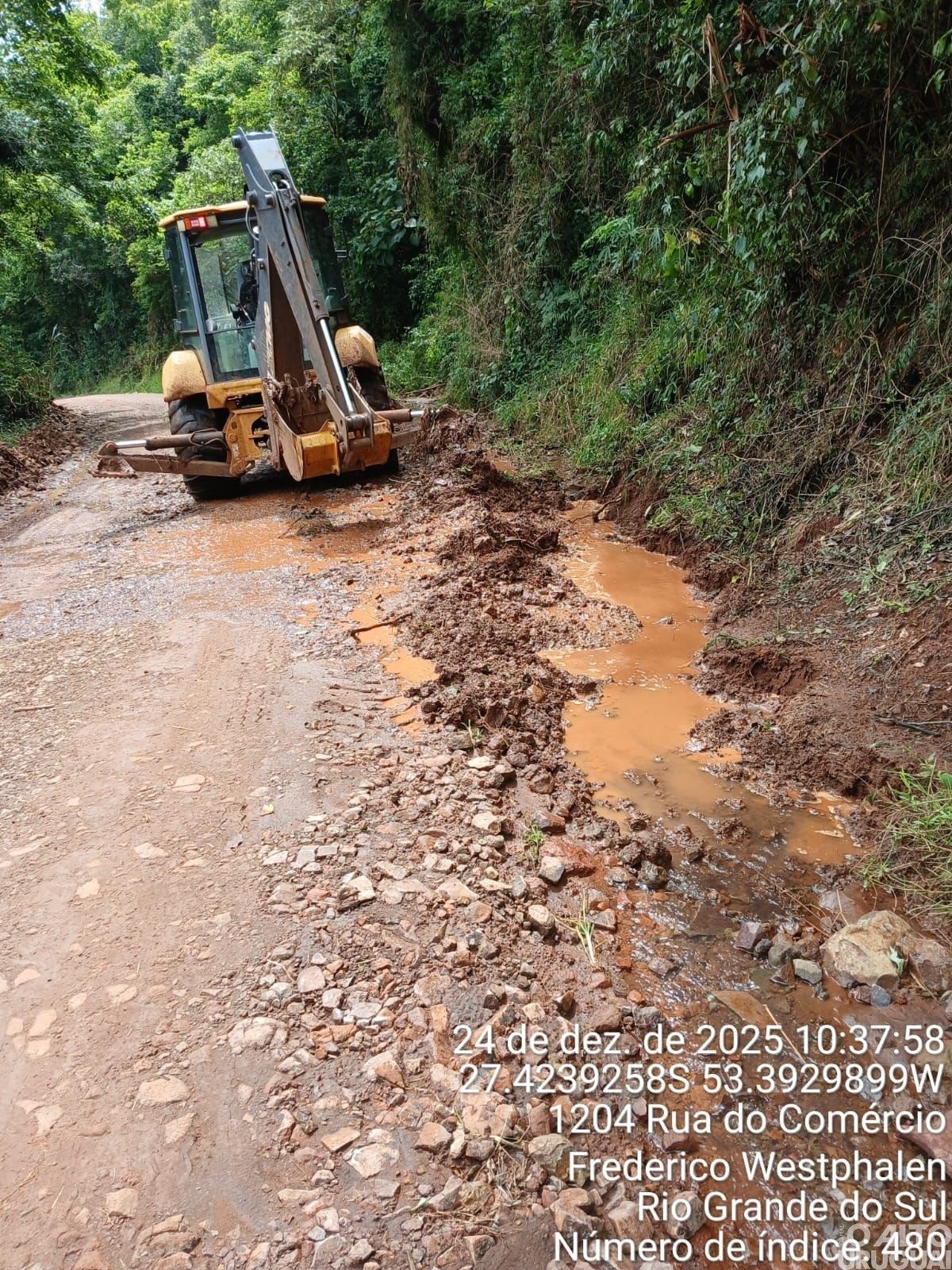 Prefeitura de Seberi intensifica recuperação de estradas após fortes chuvas