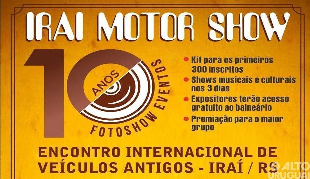 Iraí realiza Encontro Internacional de Carros Antigos