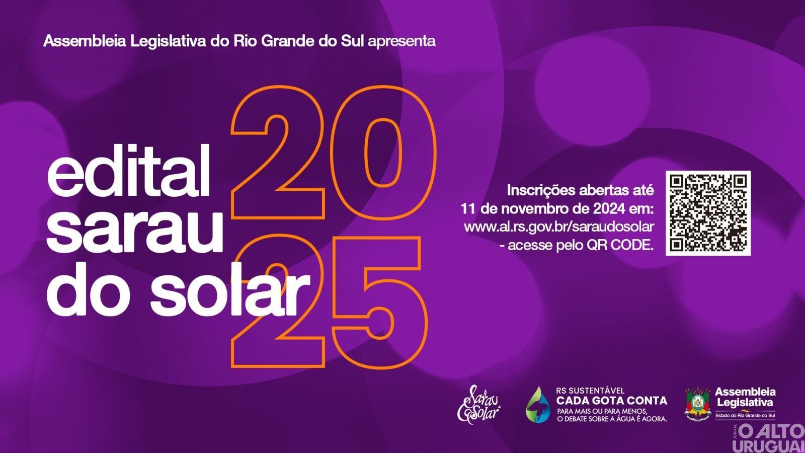 Assembleia Legislativa do RS lança edital de seleção de artistas