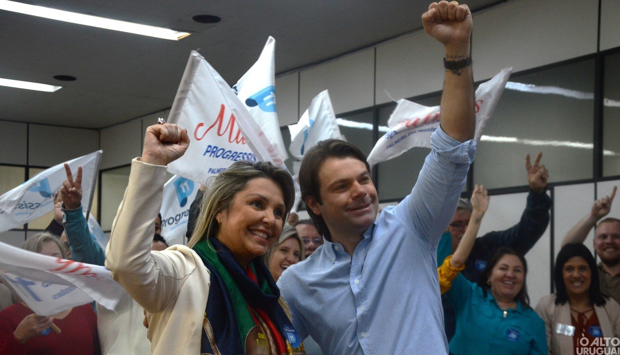 Karini Uchôa e Gesiel Serra são pré-candidatos ao Executivo de Palmeira das Missões