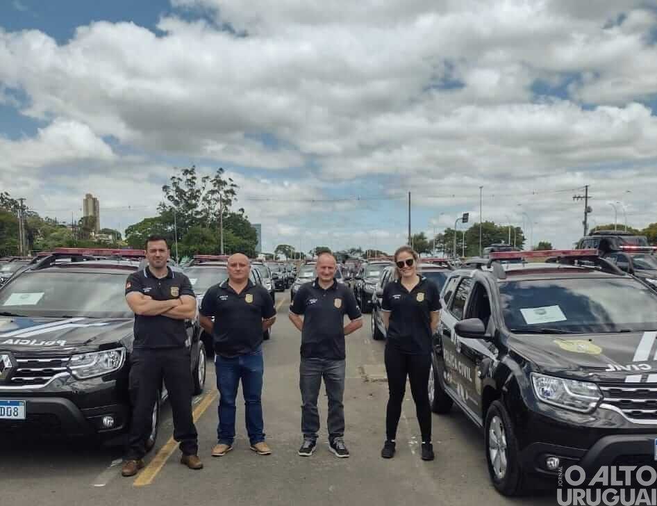 Municípios da região recebem viaturas da Polícia Civil