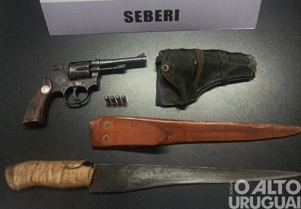 BM prende homem por porte irregular de arma de fogo em Seberi
