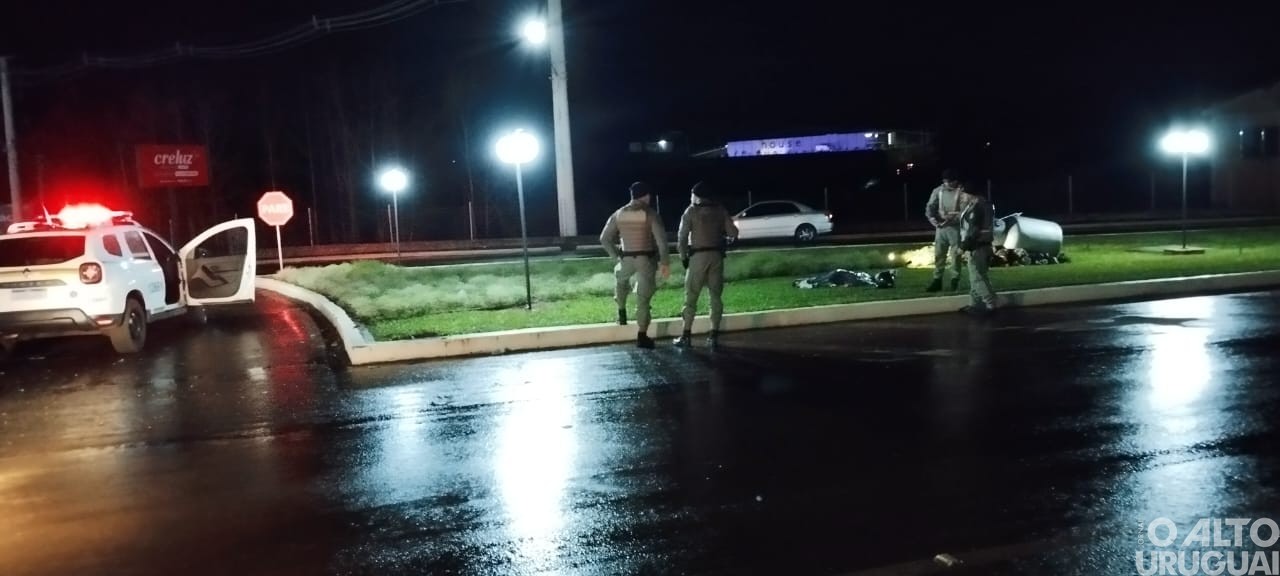 Acidente com morte é registrado no trevo de Rodeio Bonito