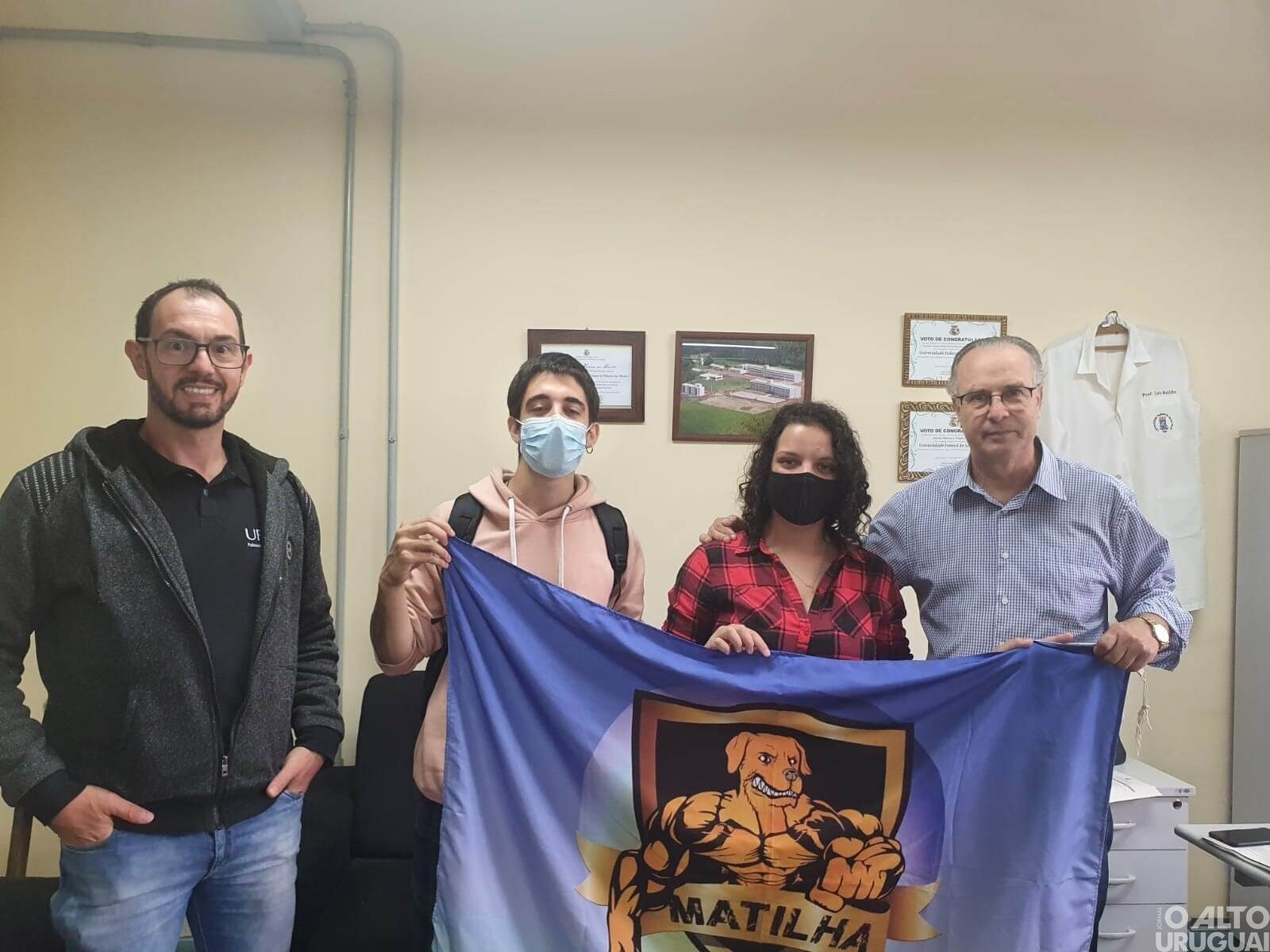 Membros da Atlética da UFSM-PM reúnem-se com diretores para regularização das atividades