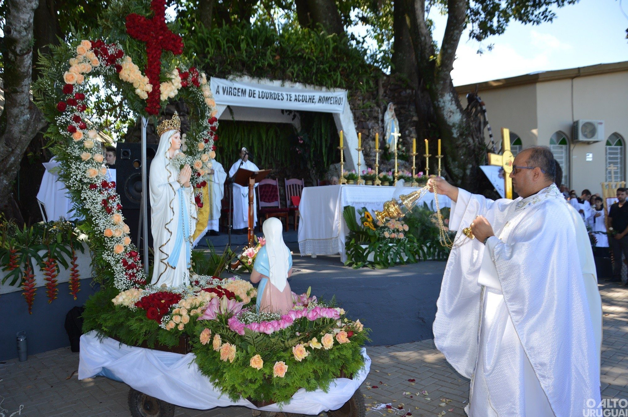 Romarias de Nossa Senhora de Lourdes e Diocesana do Enfermo são realizadas em Osvaldo Cruz