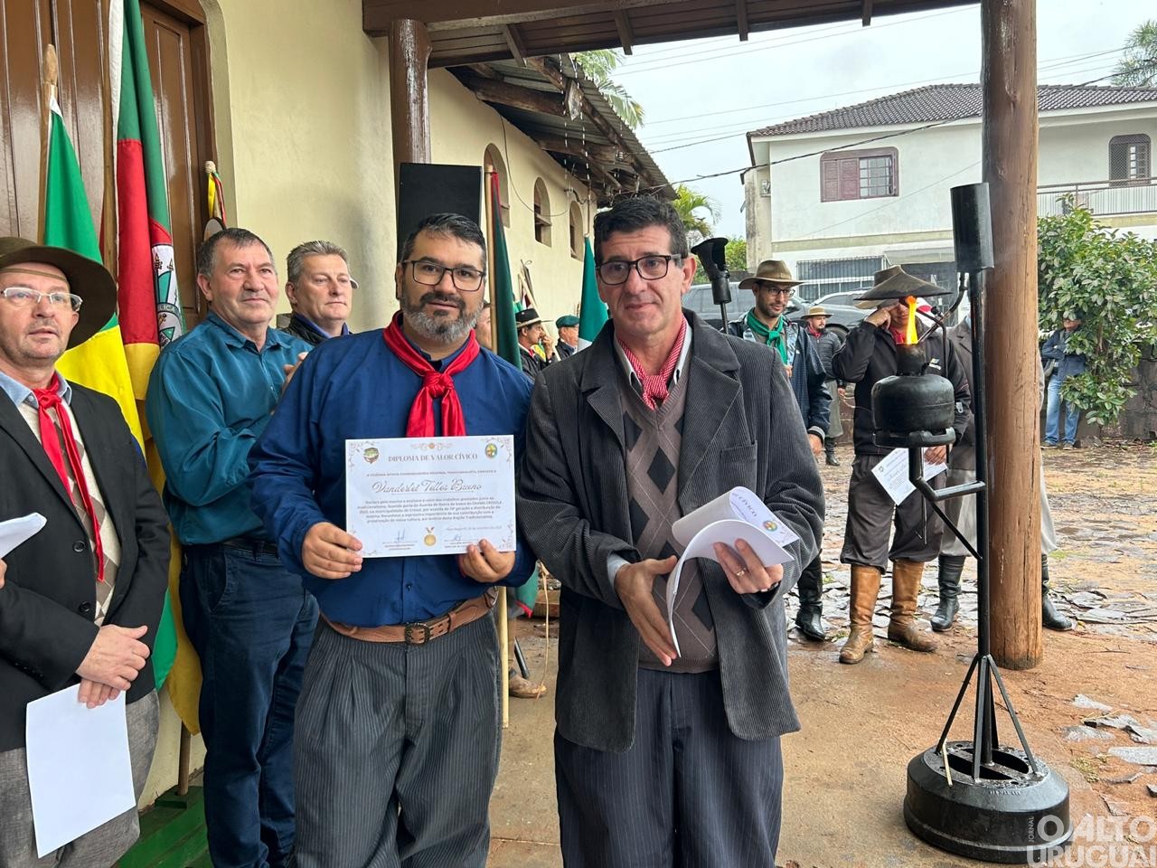 Distribuição da Chama Crioula foi realizada neste sábado