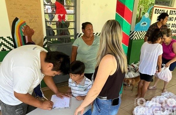 Cras de Vicente Dutra conclui ciclo do PAA Indígena