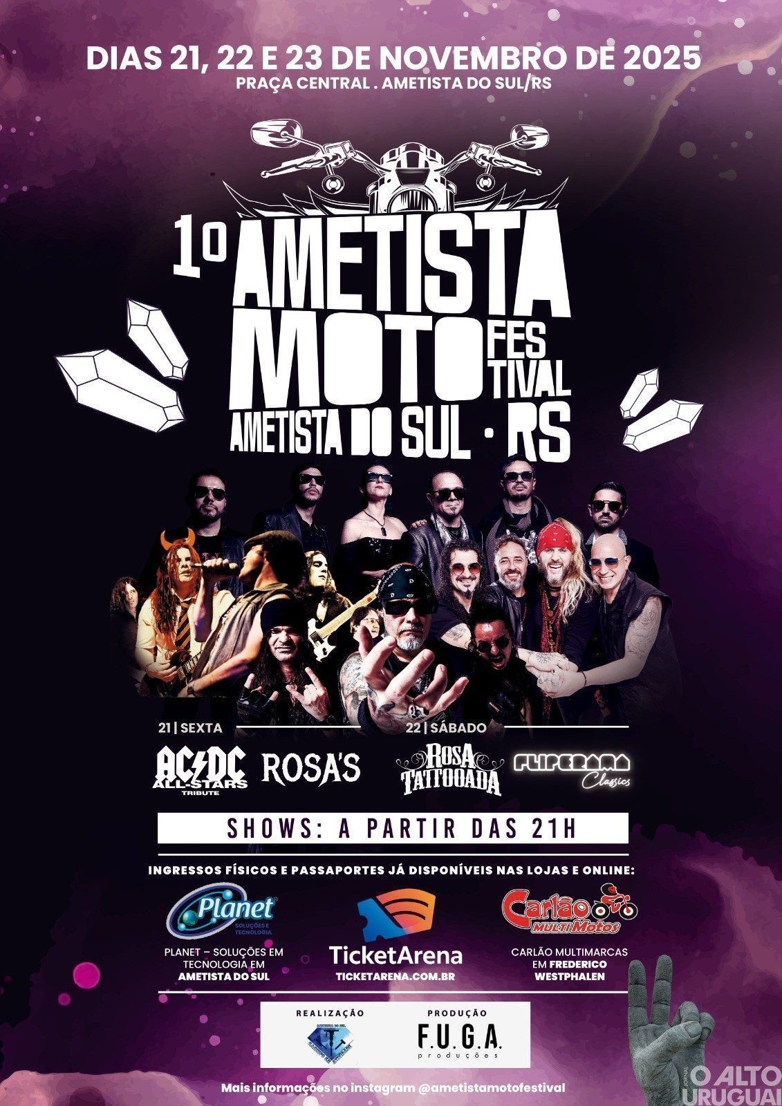 Ametista Moto Festival agita o final de semana na região