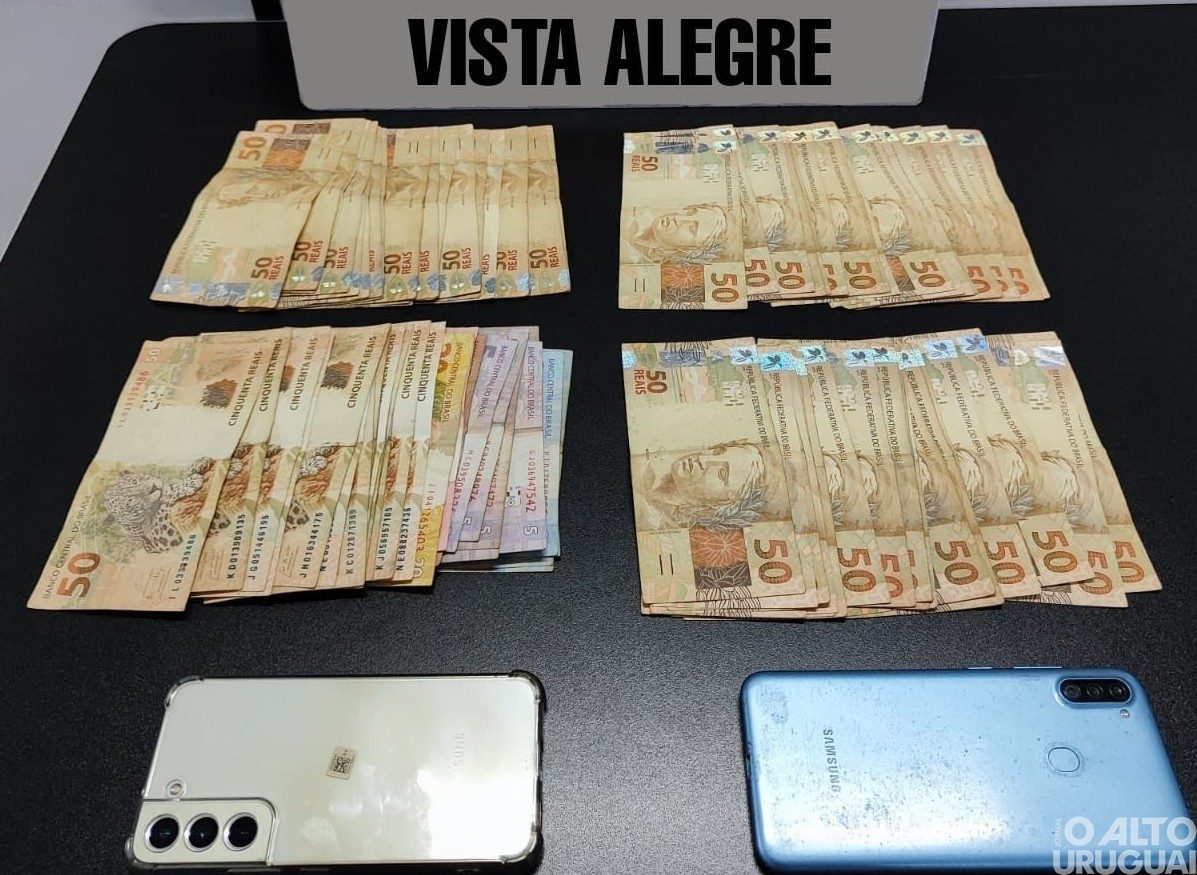 BM apreende dinheiro e material de campanha em Vista Alegre