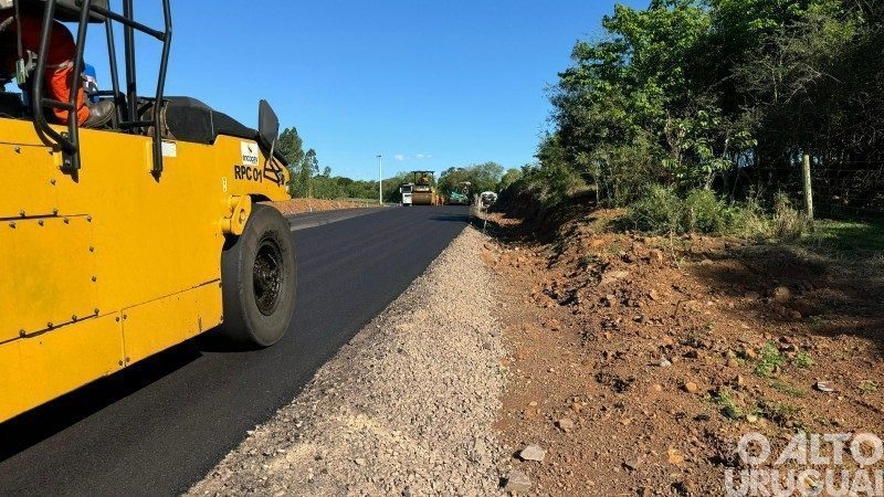 Pavimentação da ERS-324 entre Iraí e Planalto avança