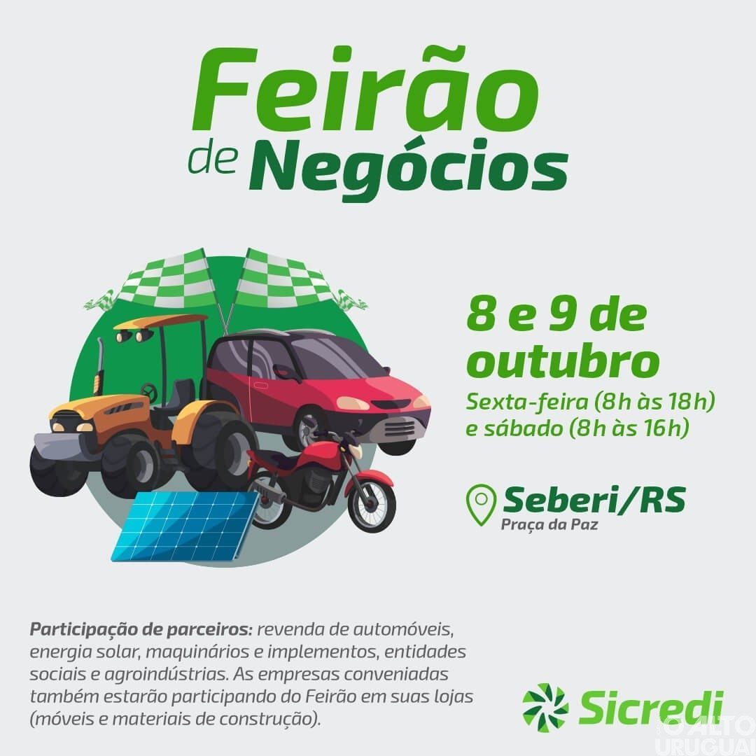 Feirão de Negócios em Seberi acontecerá nos dias 22 e 23