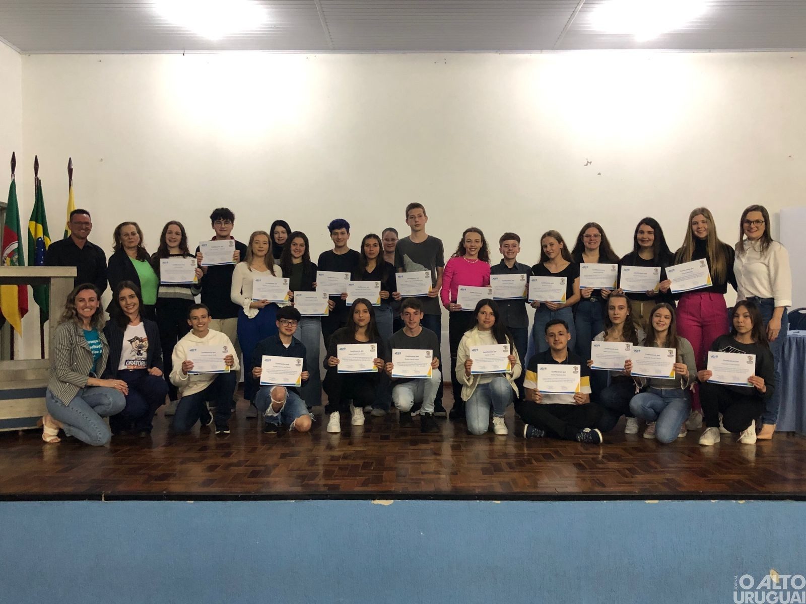 Estudantes de Rodeio Bonito participam da final do Concurso de Oratória nas Escolas