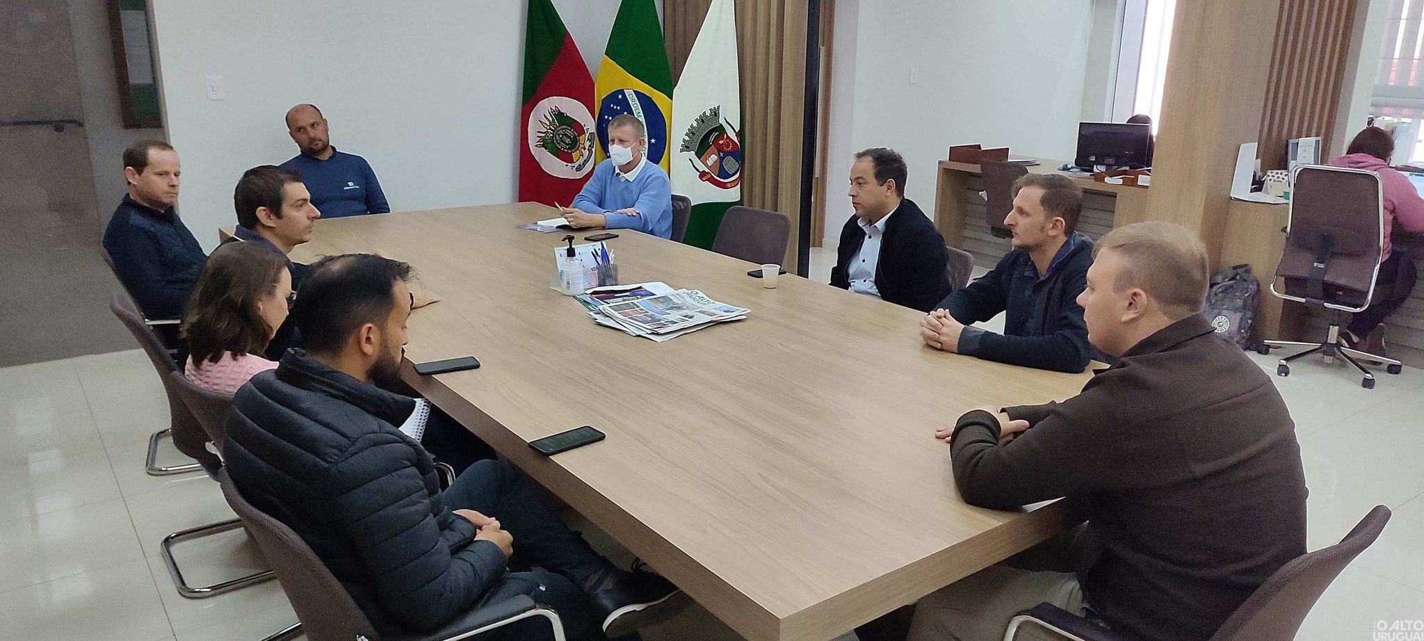 Mesa-diretora do Legislativo de FW recebe representantes do Movimento de Schoenstatt