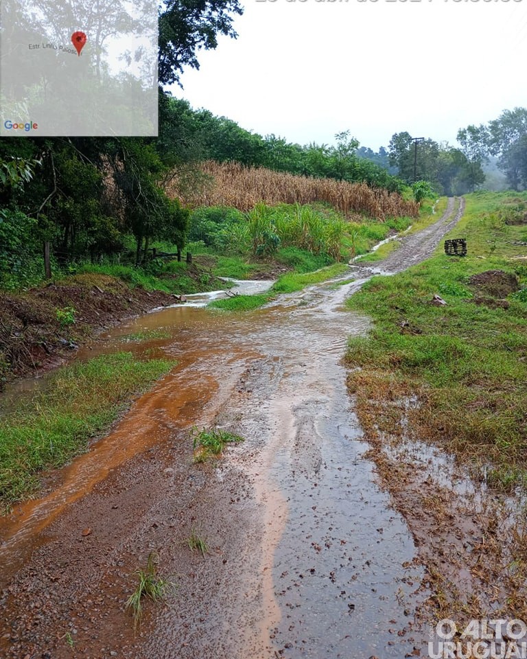 Chuva de mais de 100 milímetros provoca danos em Caiçara