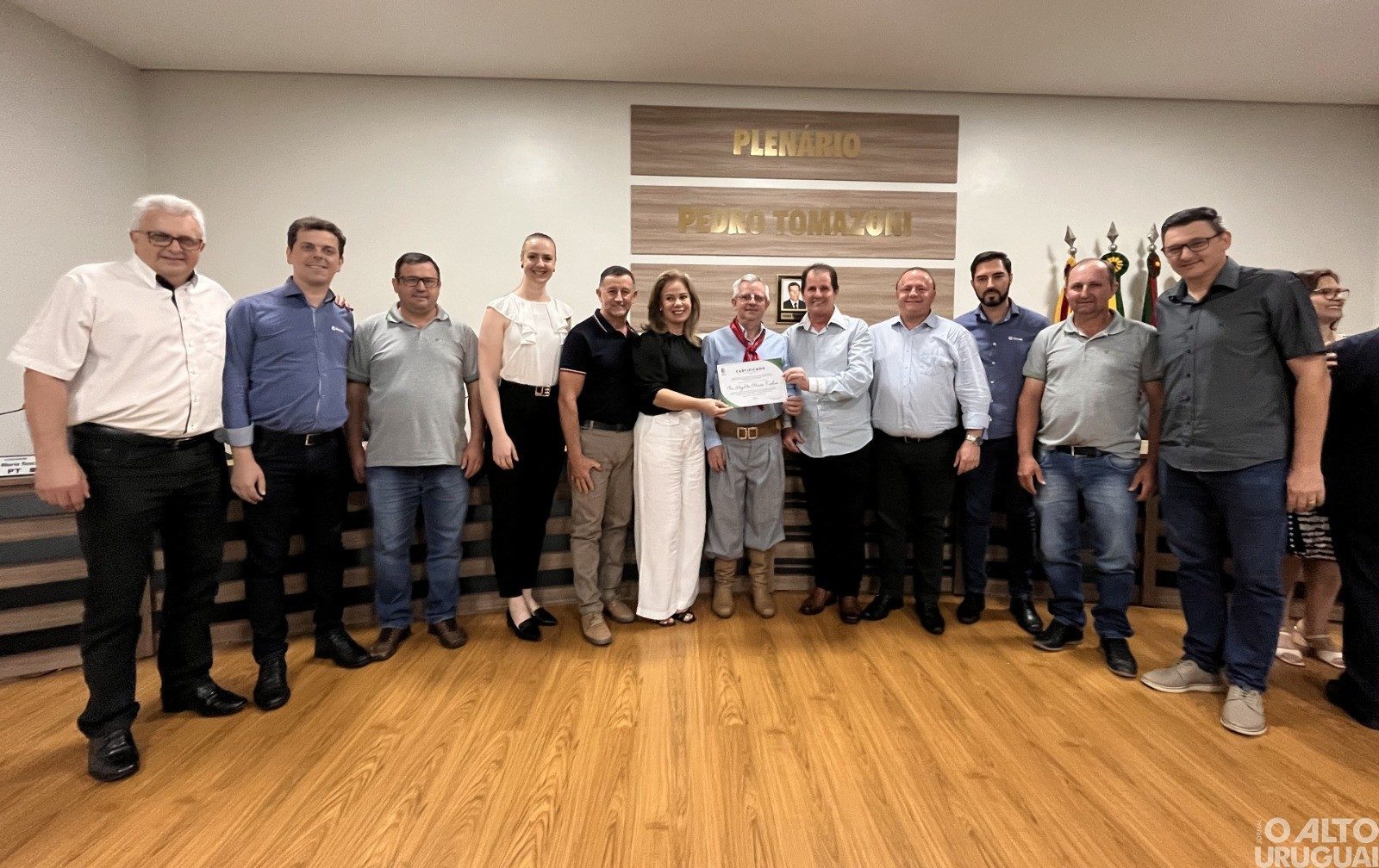 Sicredi Conexão é homenageada na Câmara de Vereadores de Rodeio Bonito