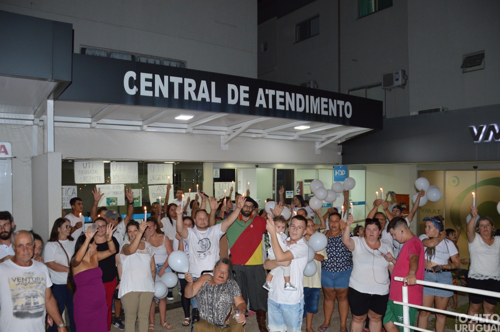 AUNP-RS realiza protesto pacífico em FW
