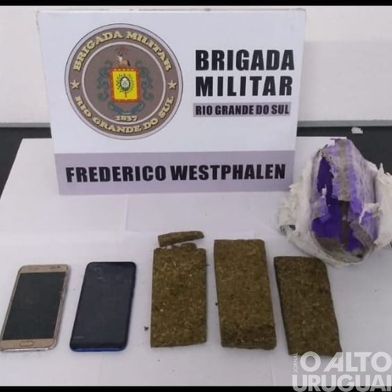 Prisão por tráfico de drogas é efetuada em Frederico Westphalen