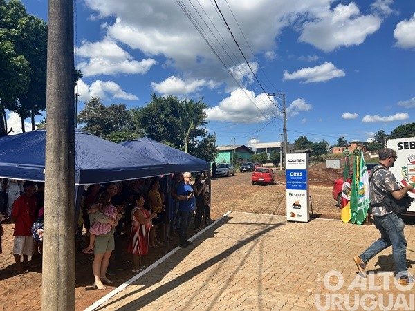 Seberi inaugura novo Cras e garante mais de R$ 1,3 milhão em investimentos