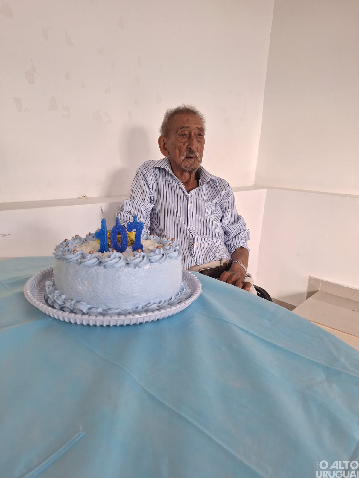 UBS de Cristal do Sul homenageia paciente de 107 anos