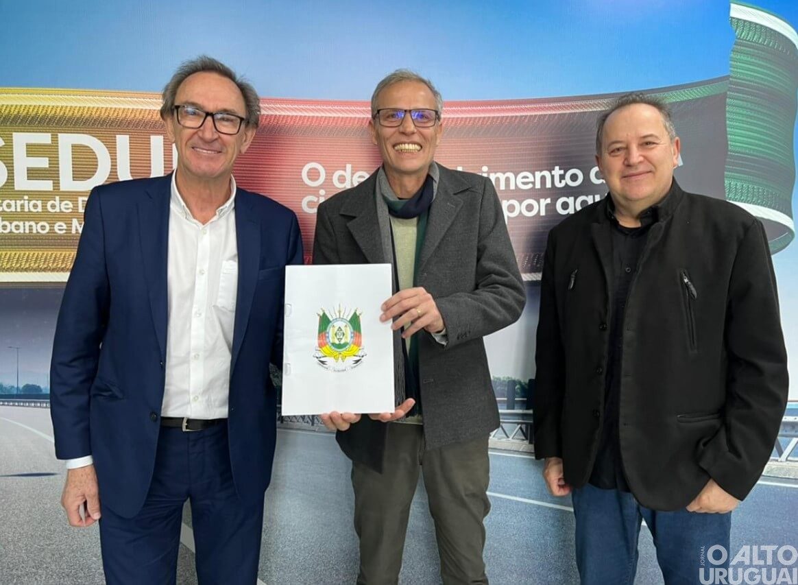 Prefeito Panosso busca recursos em Porto Alegre no Programa Pavimenta RS